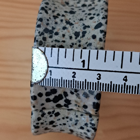 Statement Dalmatian Jasper Bracelet - Picture 7 of 8